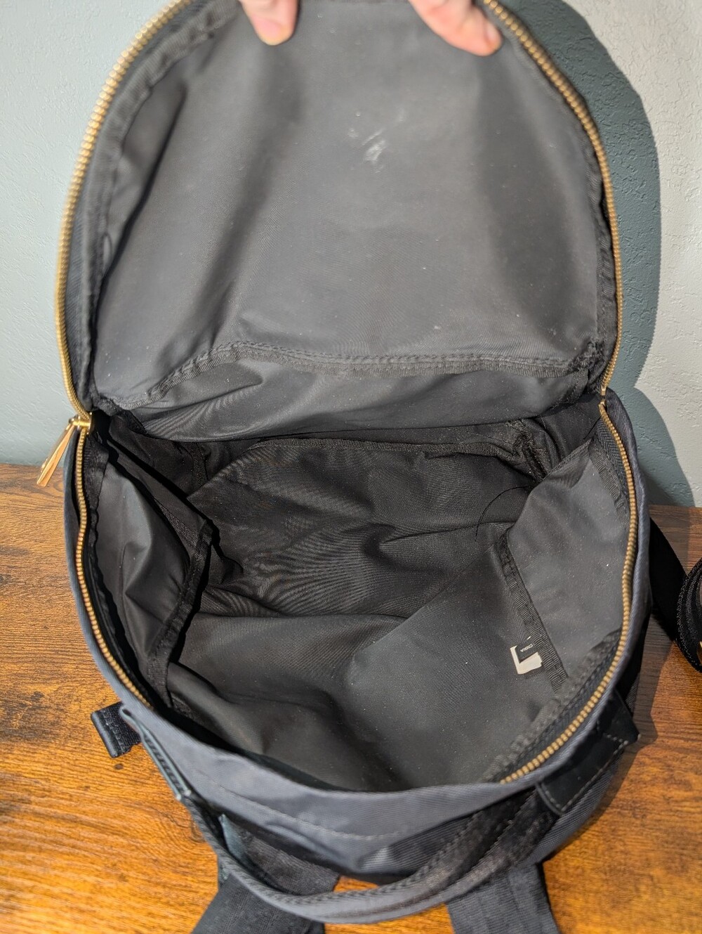 Marc Jacobs Black Backpack with Gold Hardware - Picture 5 of 5
